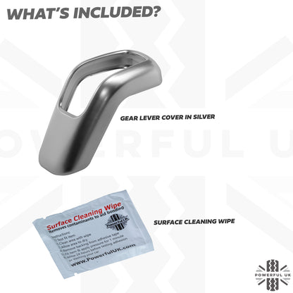 Interior Gear Selector Trim - Silver - for Land Rover Defender L663