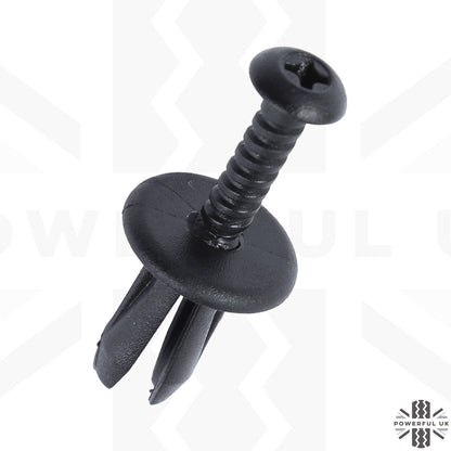 4x Clips for Front Grille (Plastic Screw Rivet type) for Land Rover Discovery 5