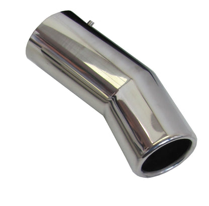 Chrome Single Exhaust Tip - Petrol  - for Land Rover Freelander 1 1.8L