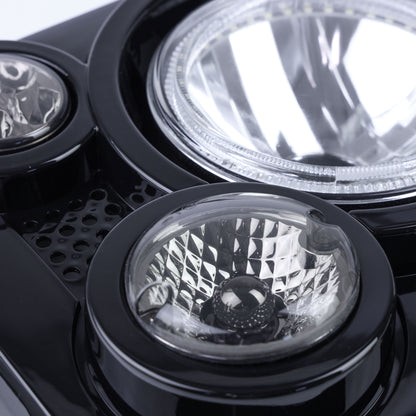 Smoked Light Kit for Land Rover Defender SVX Grille - RHD