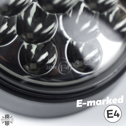 95mm 10pc NAS LED Light Kit for Land Rover Classic Defender - Smoked Lens