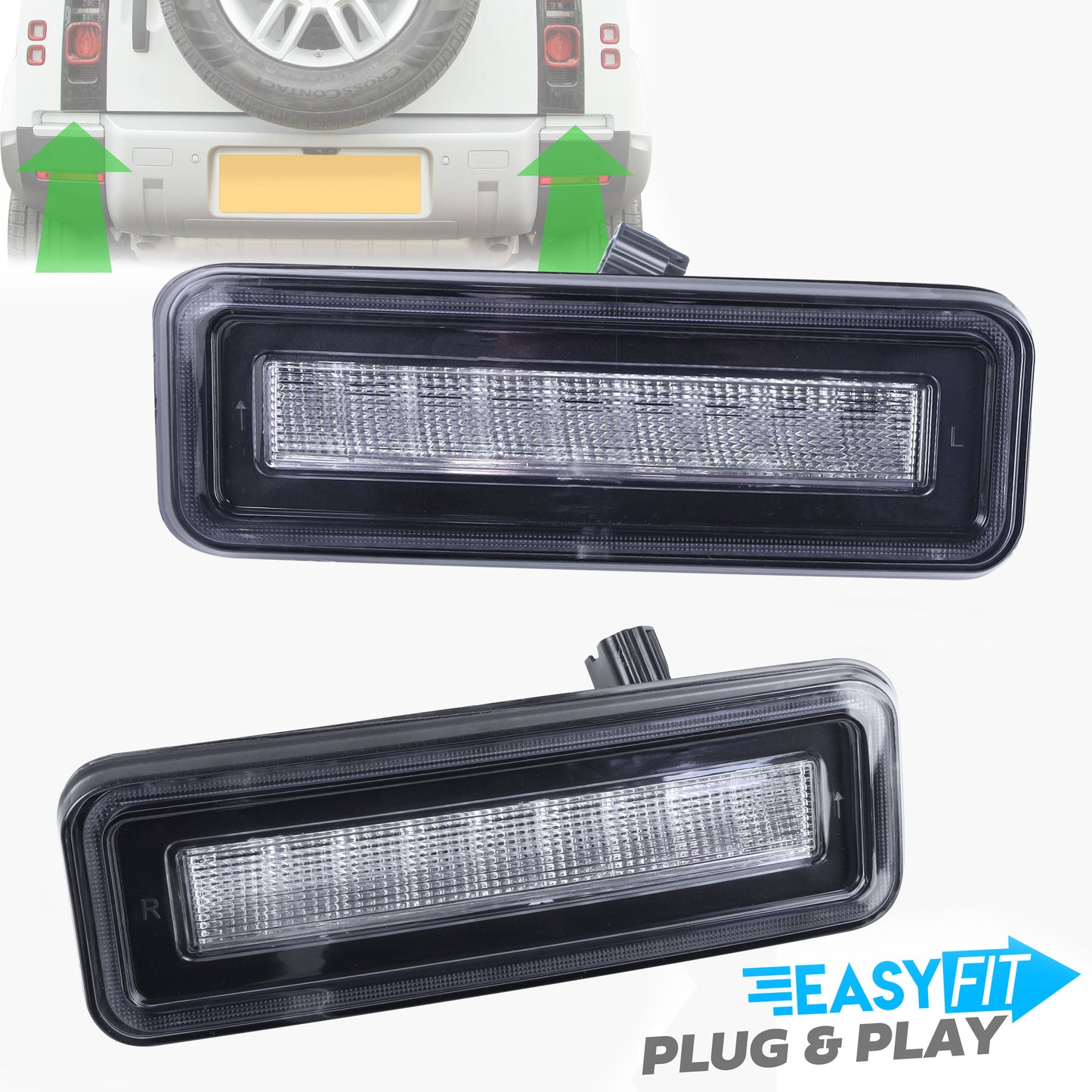 LED stop/tail/indicator/reverse Kit for Land Rover Defender L663 - Smoked Lens