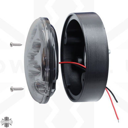 95mm 10pc NAS LED Light Kit for Land Rover Classic Defender - Smoked Lens