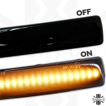 Side Repeaters for Rage Rover Sport L320  (Pair) - LED - Smoked