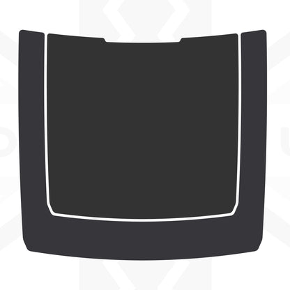 Bonnet Decal - Matt Black for Range Rover L322 (2002-12)