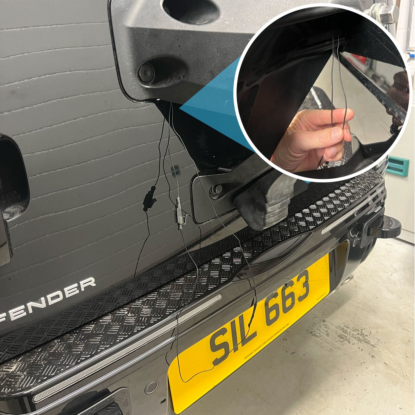 Spare Wheel Alarm Wiring Kit for Land Rover Defender L663