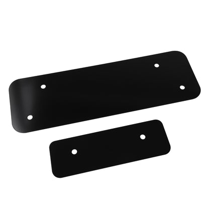 Spare Wheel Delete Kit for Land Rover Defender L663 (Aluminium Panel/Exposed Bolts) - Black