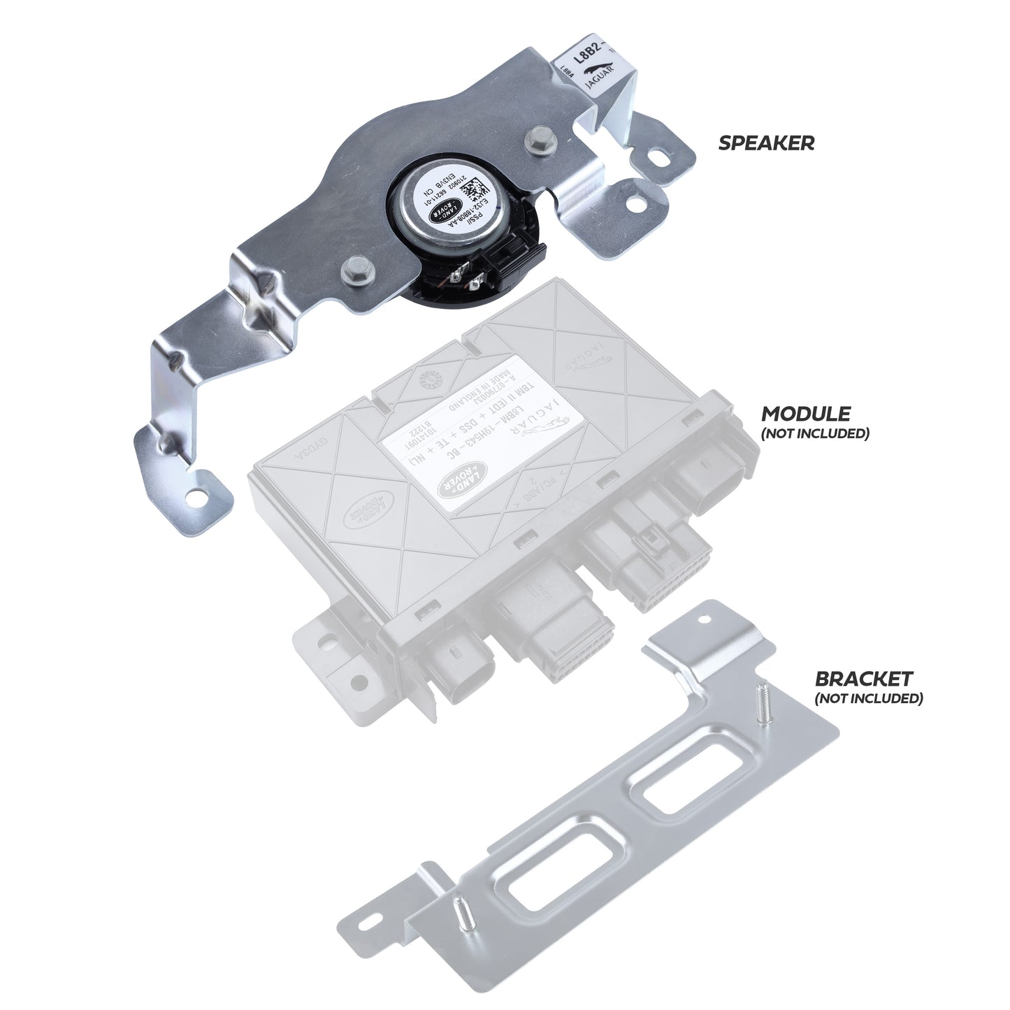 Speaker for Deployable Tow Bar for Land Rover Defender L663