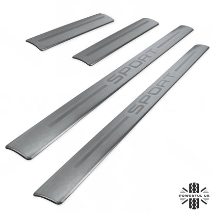 Inner Sill Inserts Stainless Steel - 'SPORT' for Range Rover Sport