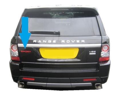 Red Tailgate Lettering - SPORT - for Range Rover Sport