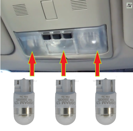 LED Interior Roof Console Light Upgrade Kit  - 3 pcs - White - for Range Rover Sport  L320