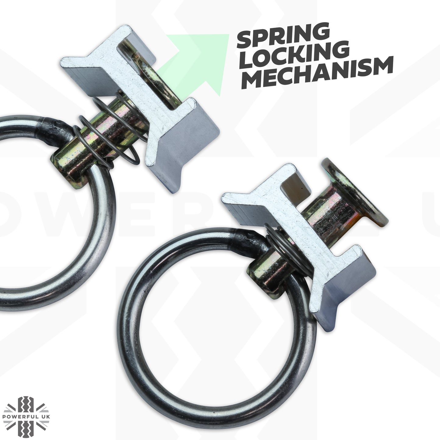 3x Cargo Track/Rails + 6x Tie-down loops - Narrow Type