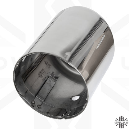 Round Exhaust Tips for Range Rover Sport L494 (2014-17) - Pair - DIESEL - Stanless