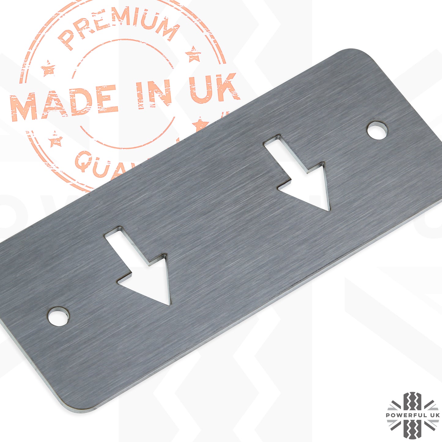 Jacking Point Marker Plate Kit - Stainless - for Land Rover Defender L663