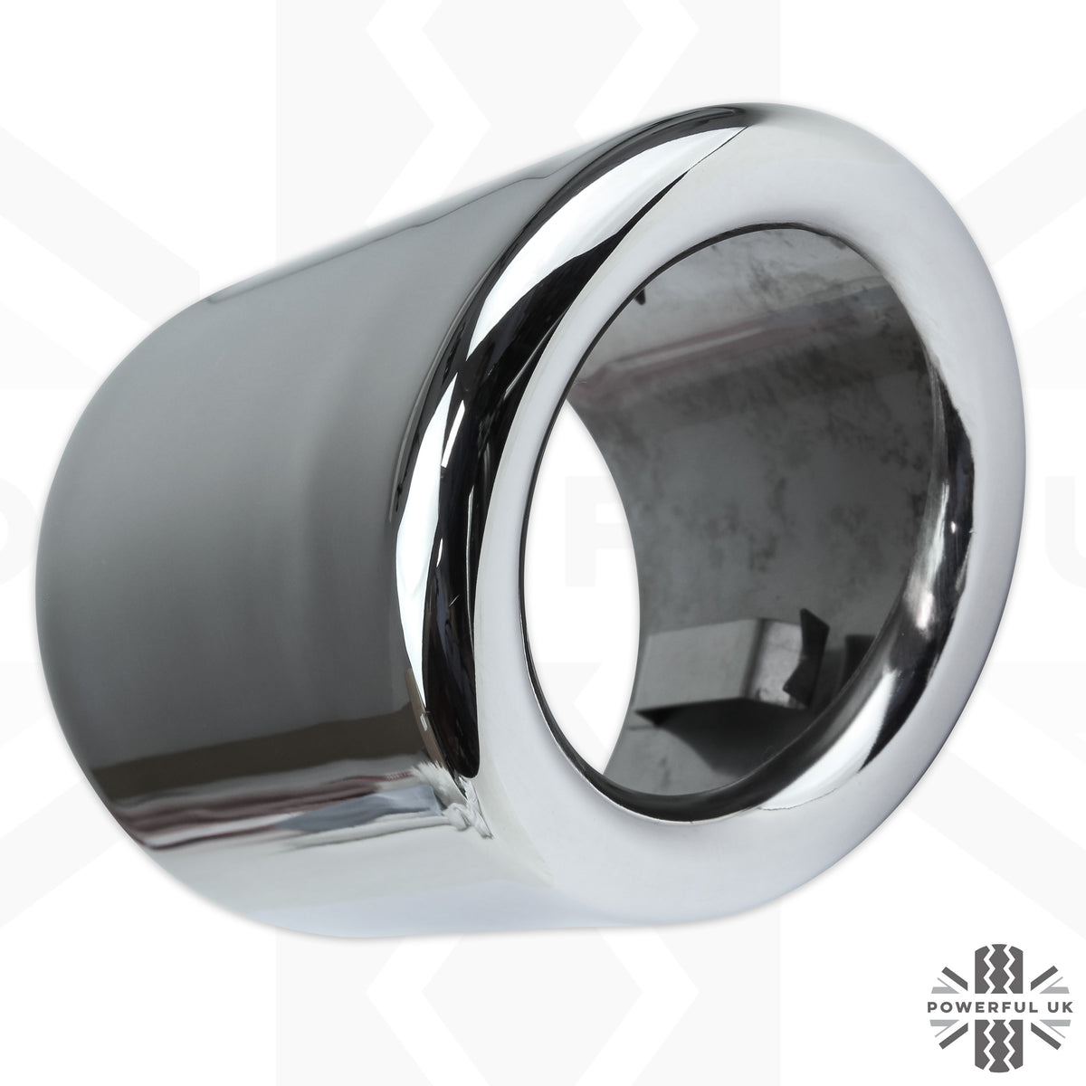 Round Exhaust Tips - PAIR for Land Rover Discovery Sport -   Stainless