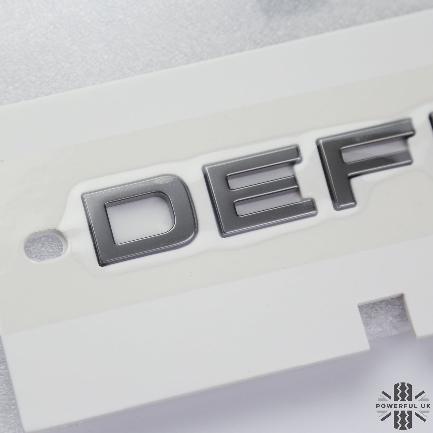 Tailgate Lettering - Starlight Satin Chrome - for Land Rover Defender L663