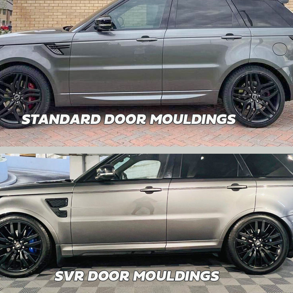 SVR Style Lower Door Mouldings for Range Rover Sport L494 (2014-17) - Corris Grey