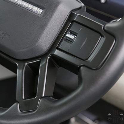 Steering Wheel Spoke Cover - Matt Black - for Land Rover Defender L663