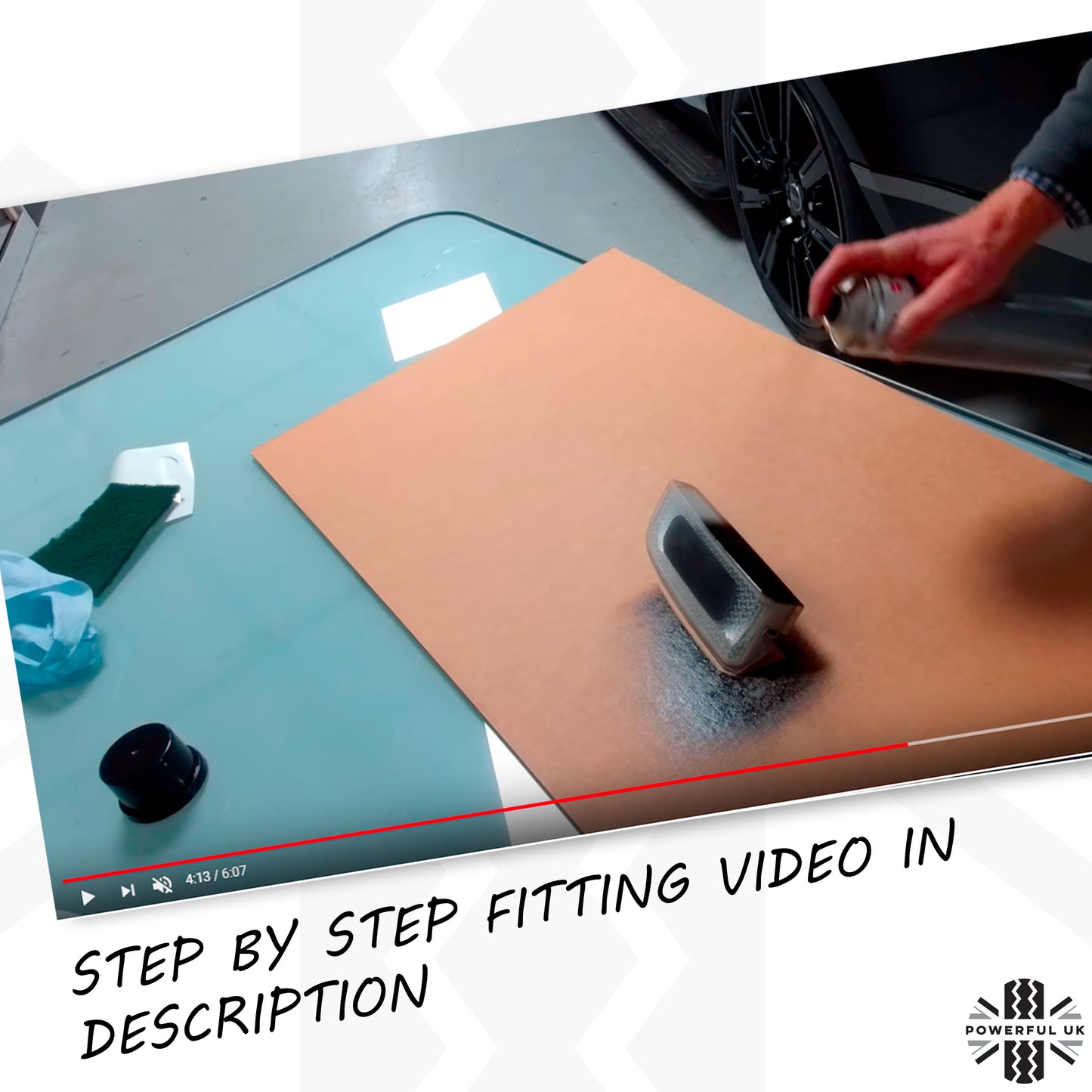 Vinyl Sticker Template Kit for Reverse Lights for Range Rover L322