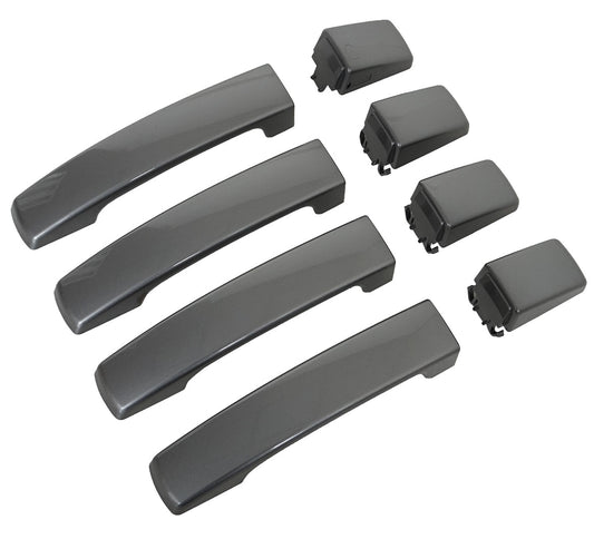 Door Handle "Skins" for Land Rover Discovery 3 fitted with 2 pc Handle - Stornoway Grey