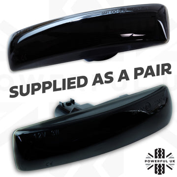 Smoked LED Dynamic Side Repeaters – Pair For Renault Trafic 2001-2014 2 thumbnail image