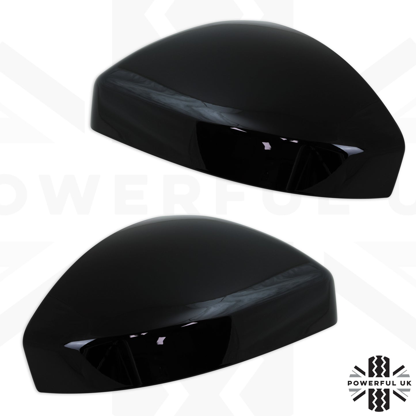 Mirror Covers - Gloss Black - for Jaguar F-Pace