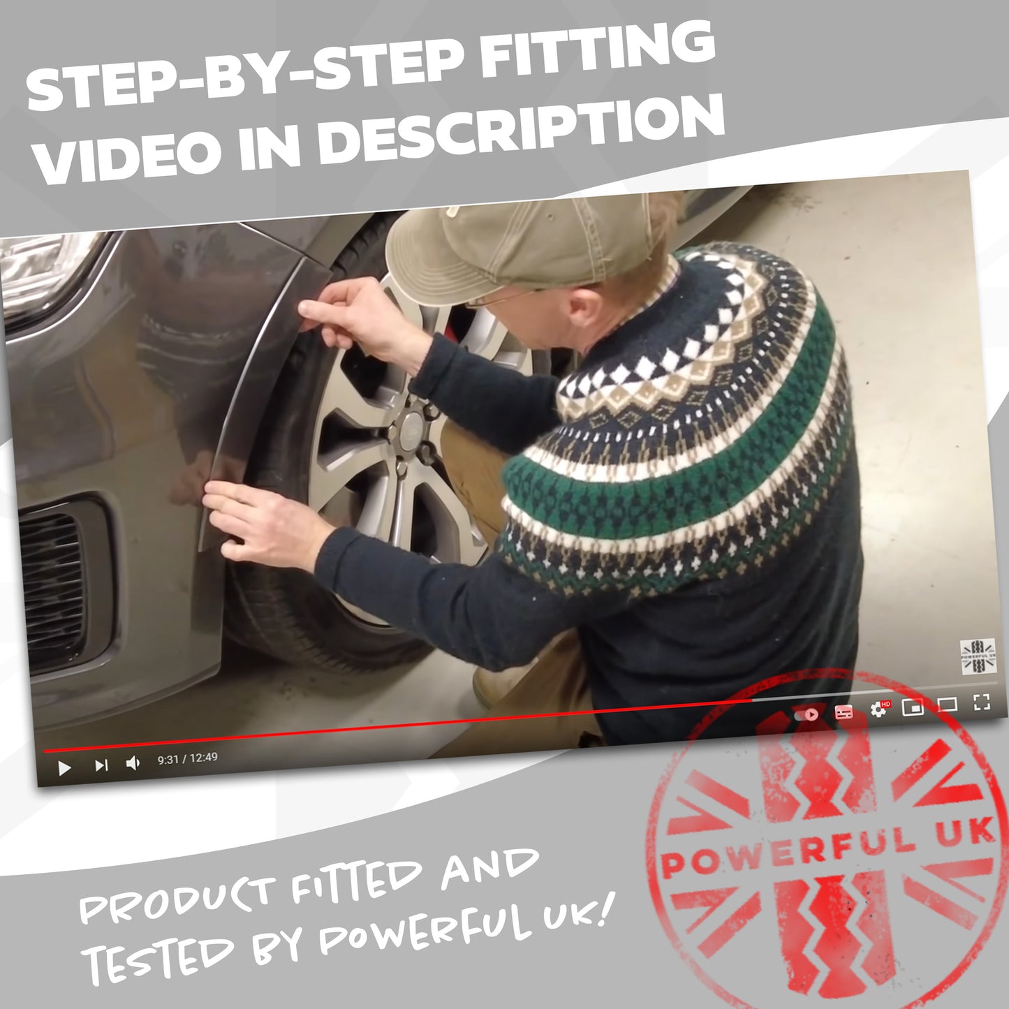 Wheel Arch Spat Kit "SVR Style" for Range Rover Sport L494 - Black