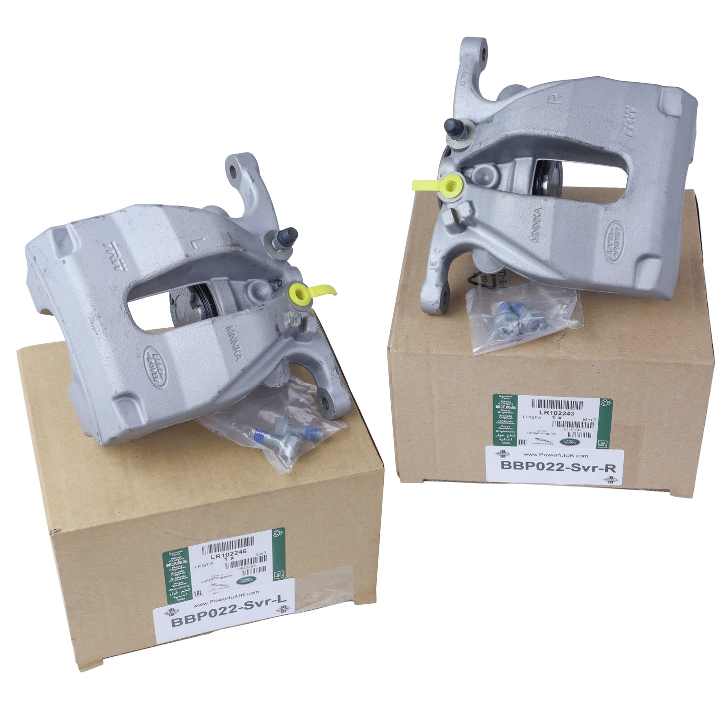 Genuine Rear Calipers for Land Rover Defender L663 - Silver