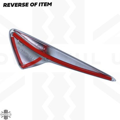 Side Repeater Camera Covers (2pc) in Silver for Tesla Model S,3,X,Y