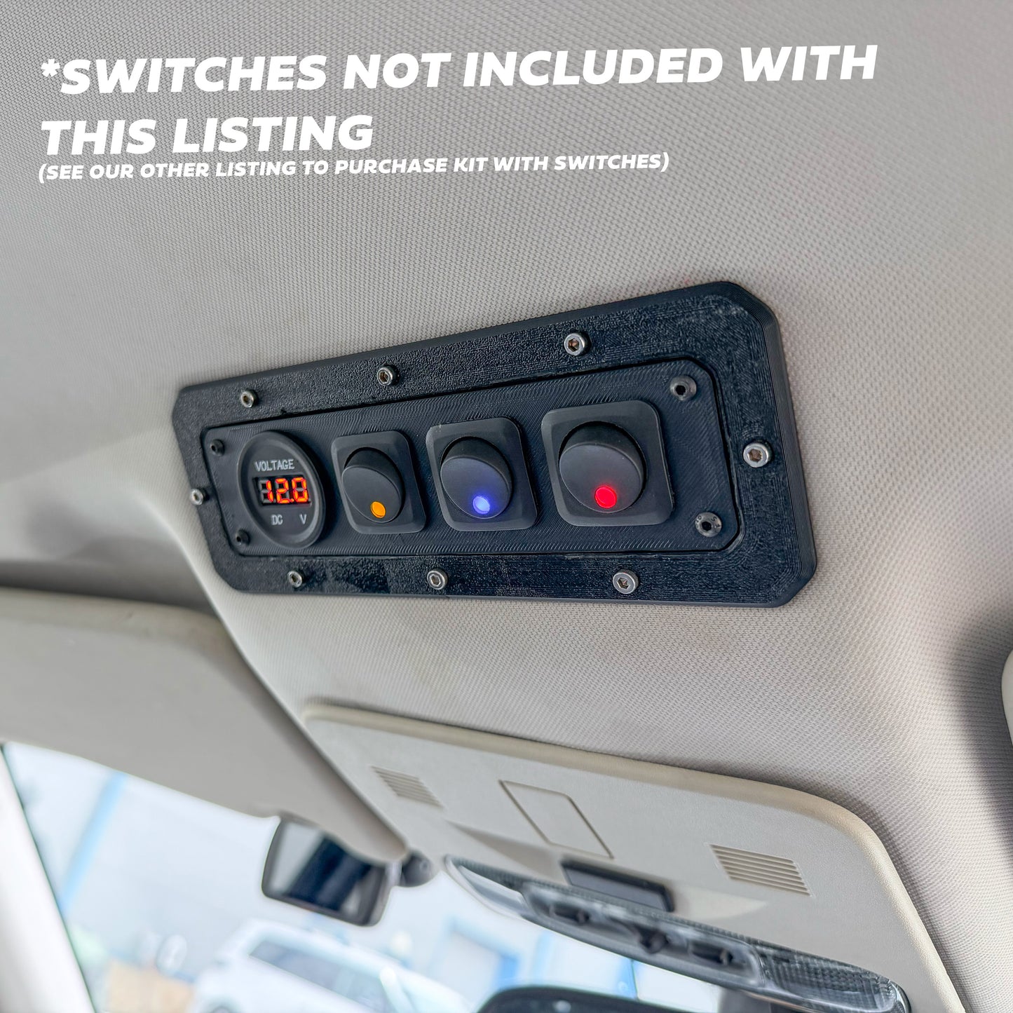 Overhead Switch Panel - Blank Plate NO Switches