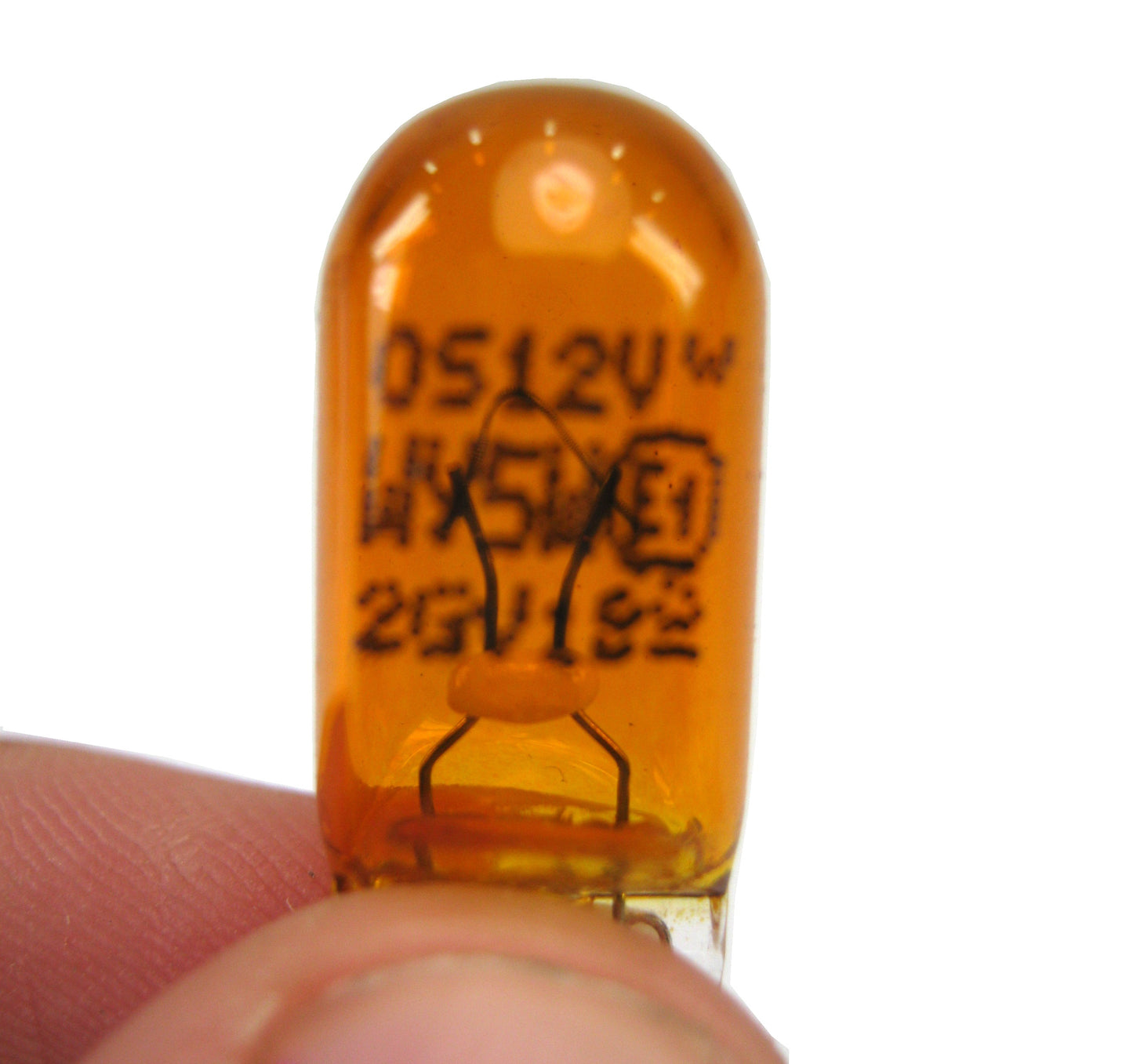 T10 AMBER Side Repeater Bulbs 12v 5W (Pair) E Marked