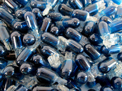 T10 BLUE Side Light Bulbs 12v 5W (Pair)