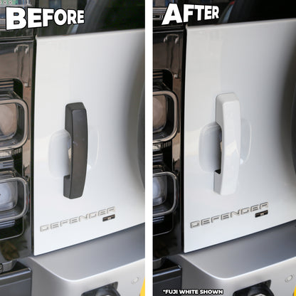 Door & Tailgate Handle Covers - Fuji White - for Land Rover Defender L663 (90 model)