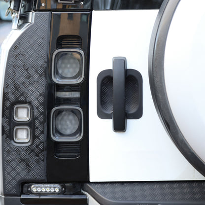 Chequer Plate Tailgate Handle Scuff Plate for Land Rover Defender L663