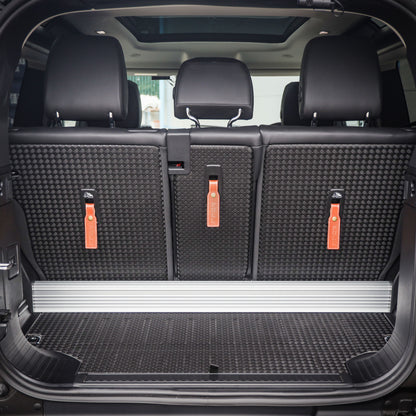 3x PULL Tabs for Land Rover Defender L663 - Tan Brown