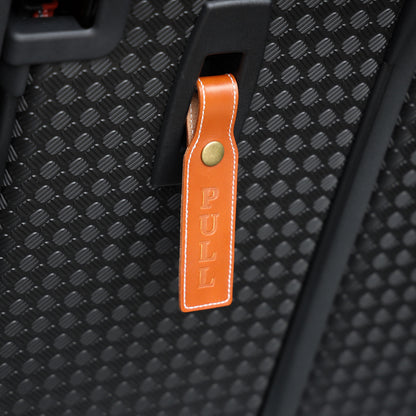 3x PULL Tabs for Land Rover Defender L663 - Tan Brown