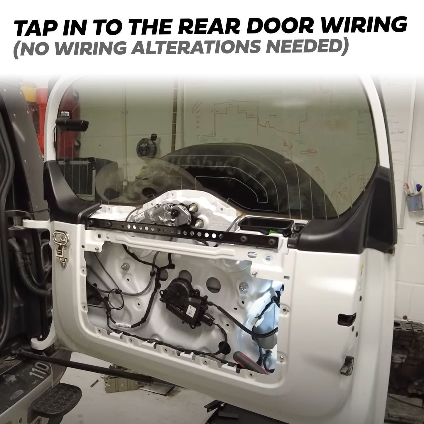 Rear Door Internal Release Kit (Loom+Switch) for Land Rover Defender L663