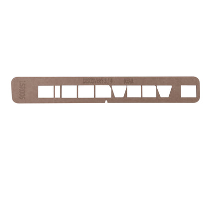 DISCOVERY 3/4 Rear Lettering Template for Land Rover Discovery 3/4
