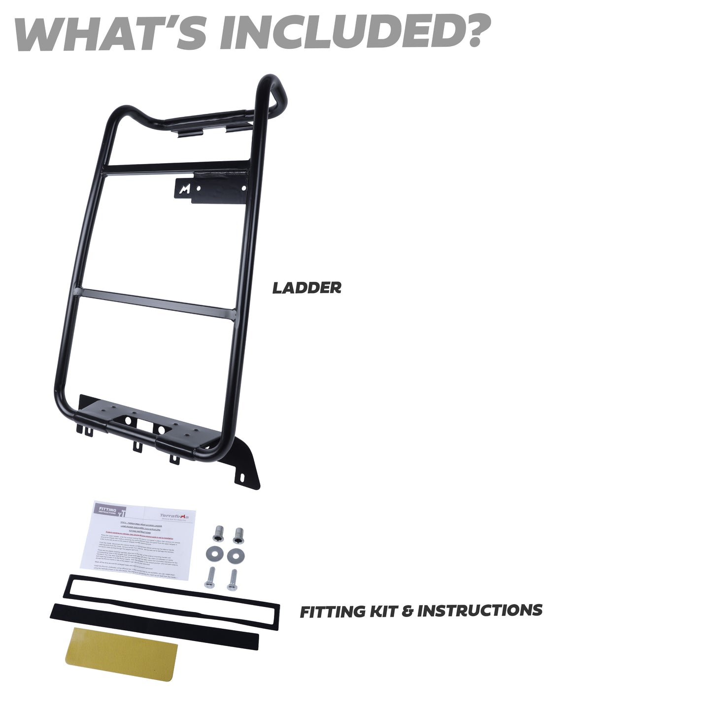 Terrafirma Rear Tailgate Ladder for Land Rover Discovery 3/4