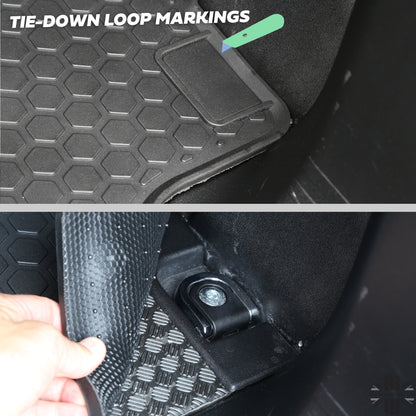 Rubber Boot Mat for Land Rover Defender L663 (110 models)