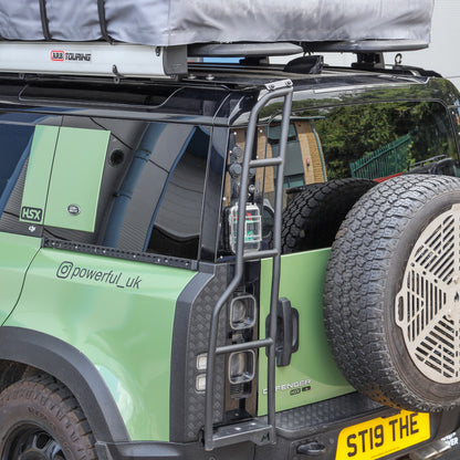 Terrafirma Rear Ladder + Powerful UK Top Plate for Land Rover Defender L663