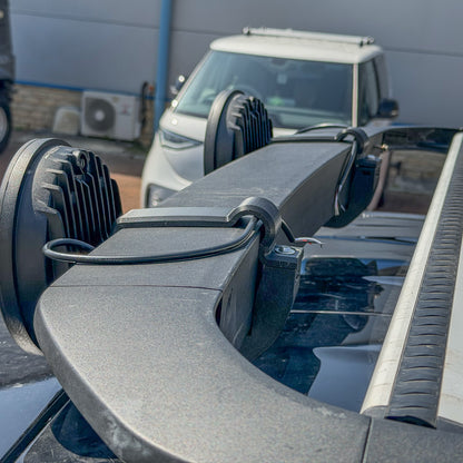 Hella Spotlight Mount Kit for Expedition Roof Rack for Land Rover Defender L663 - MOUNTS ONLY