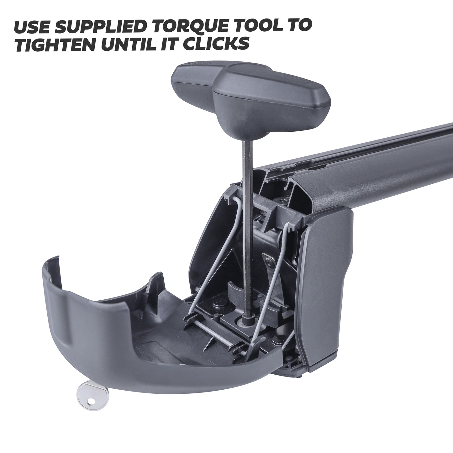 Roof Cross Bar Kit for Land Rover Defender L663 (90 model) - Black