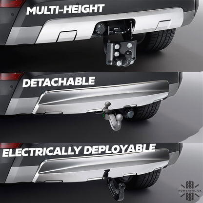 Rear Bumper "Dynamic" Tow Eye Cover FIXED TOW BAR - Black - for Land Rover Discovery 5