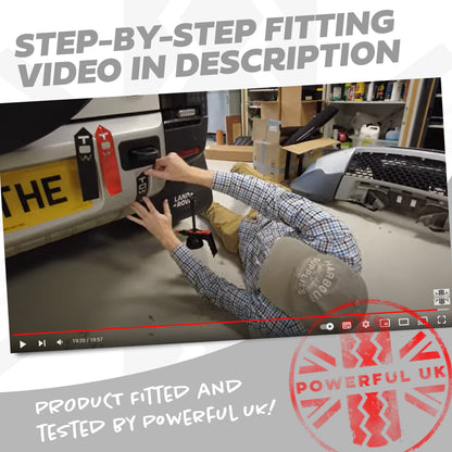 TOW Arrow Decals - Matt Black for Land Rover Defender L663