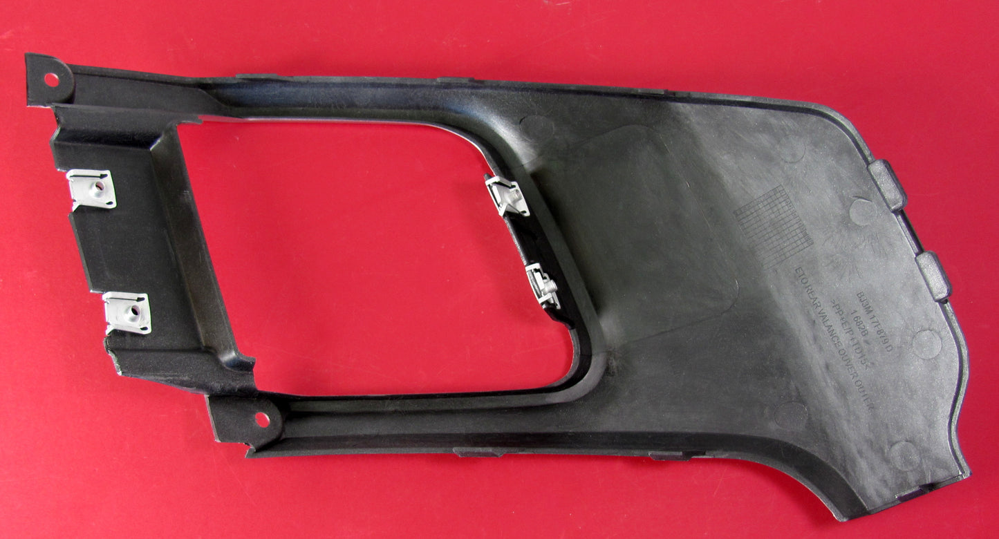 Rear Bumper Plastic Exhaust Trim for Range Rover Evoque L538 Dynamic - Silver - RH