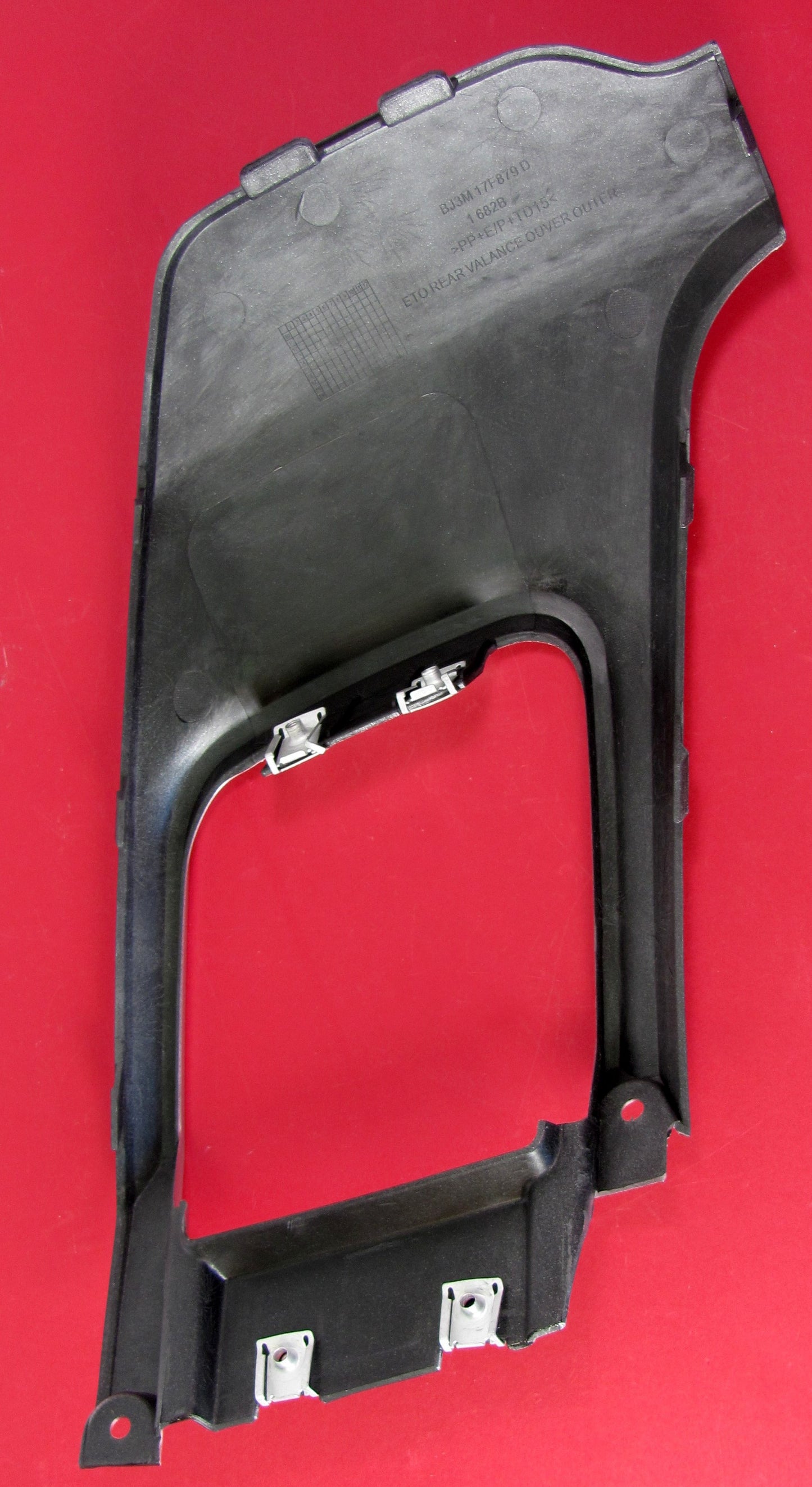 Rear Bumper Plastic Exhaust Trim for Range Rover Evoque L538 Dynamic - Silver - PAIR