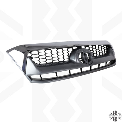 Front Grille - Chrome & Graphite - for Toyota Hilux Mk6