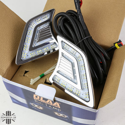 Toyota Hilux Mk7 (2011-15) Front Bumper Vent LED Light Kit