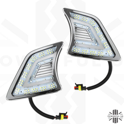 Toyota Hilux Mk7 (2011-15) Front Bumper Vent LED Light Kit
